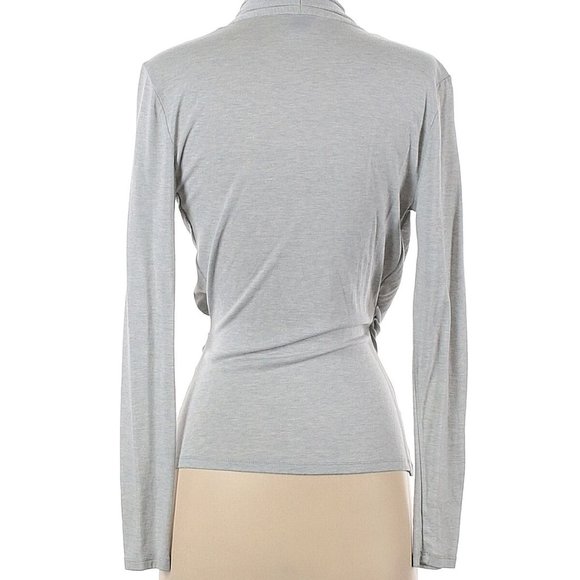 Ann Taylor Wrap Long Sleeve Top - Picture 2 of 5